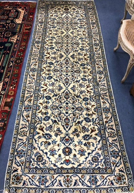 A Kashan runner 300 x 100cm